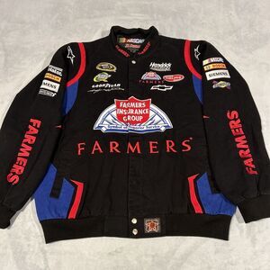Jeff Hamilton JH Design Motorhead Nascar Jacket XL Chest 27 Alpine Stars Delphi
